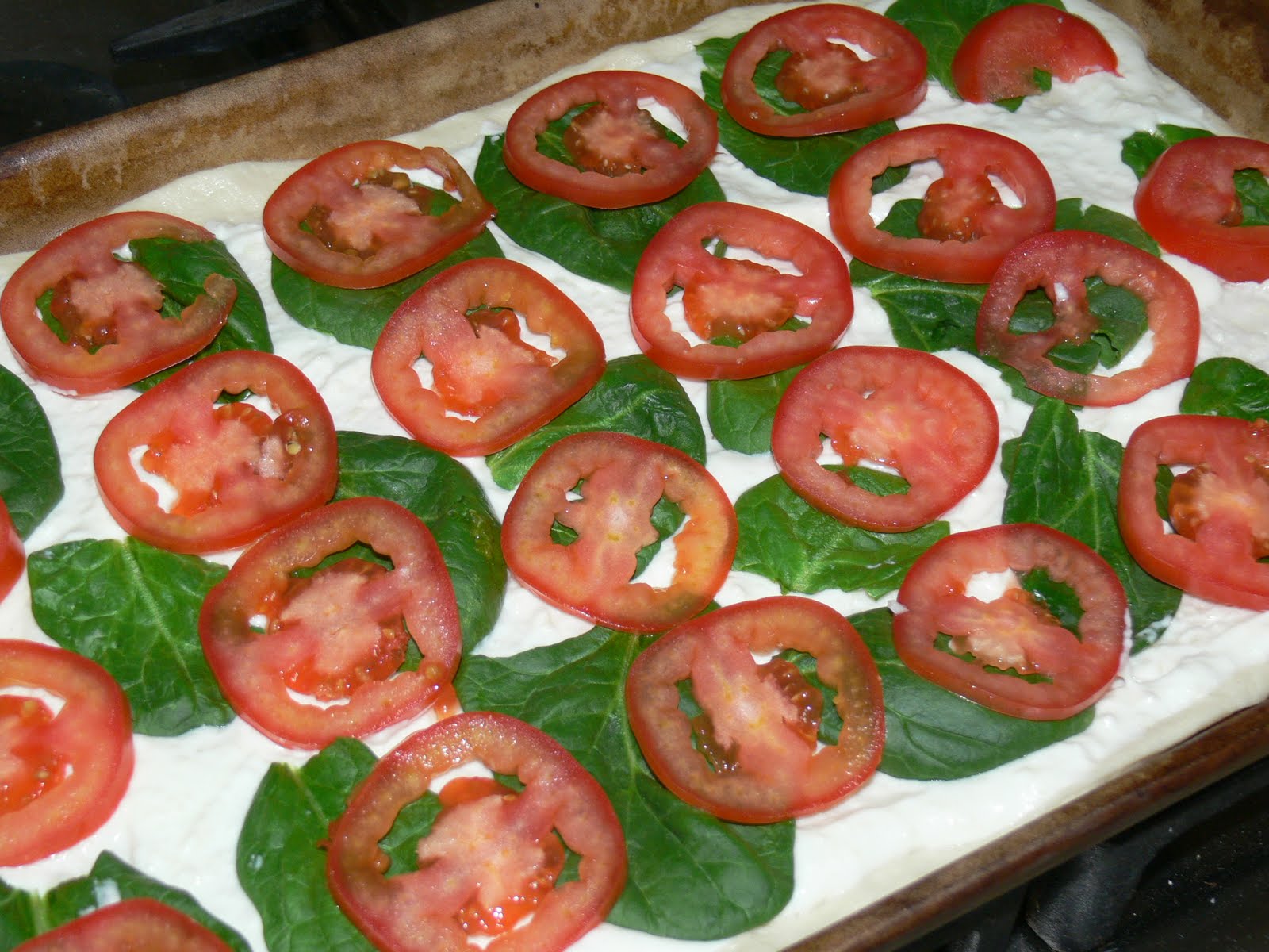 Tuscan Pizza Dough with Homemade Garlic Sauce Dinner Recipe
