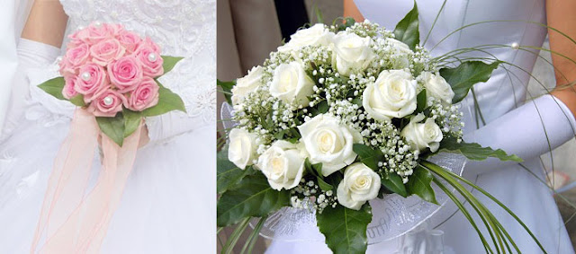 rose wedding bouquets
