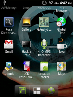 ... Jbed.zip in CWM recovery you can see I got Java app on my App Drawer