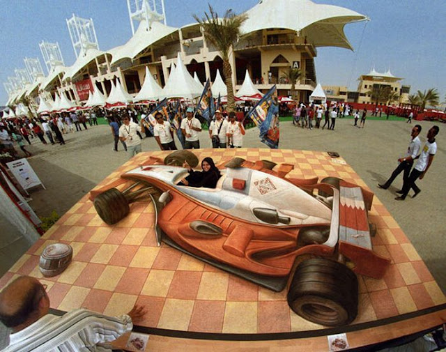 Art: 3 Dimensional Sidewalk Chalk Art