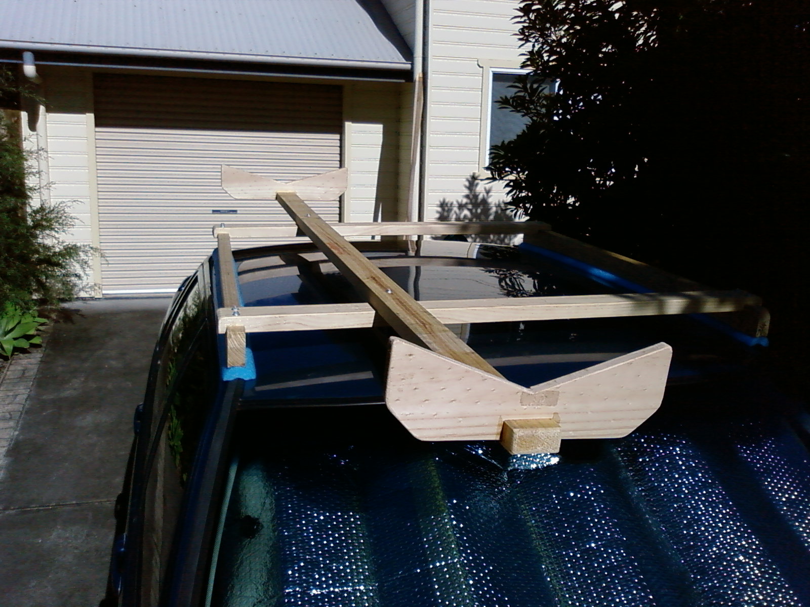 Feral paddler Home made roof racks