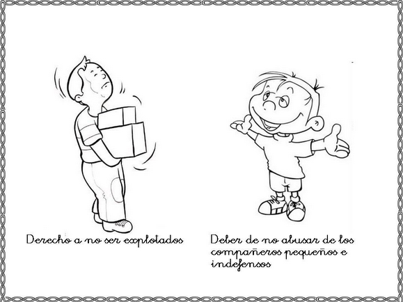Deberes de los niños para niños para colorear - Imagui Deberes de los niños para niños para colorear - Imagui