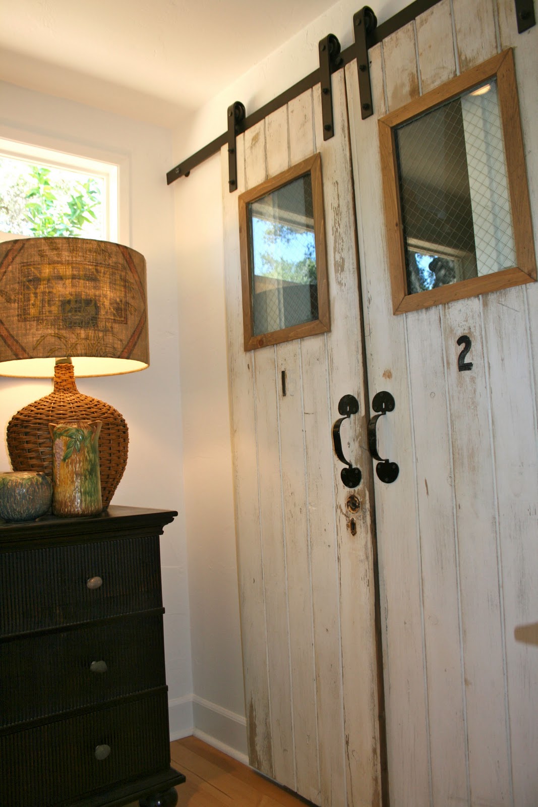 The Polished Pebble The 4 Doors Barn Door Project Finished