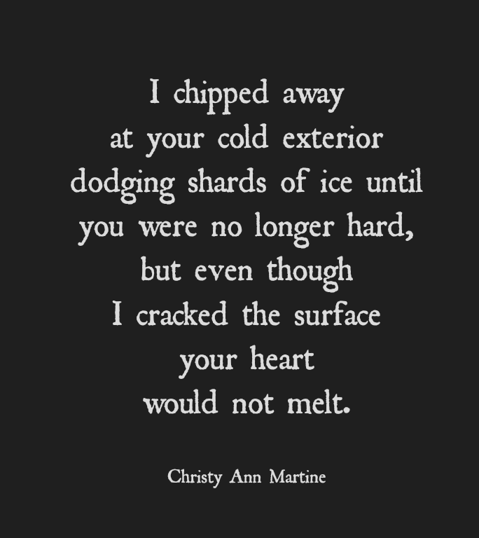 Christy Ann Martine Inspired by the Chill of Winter