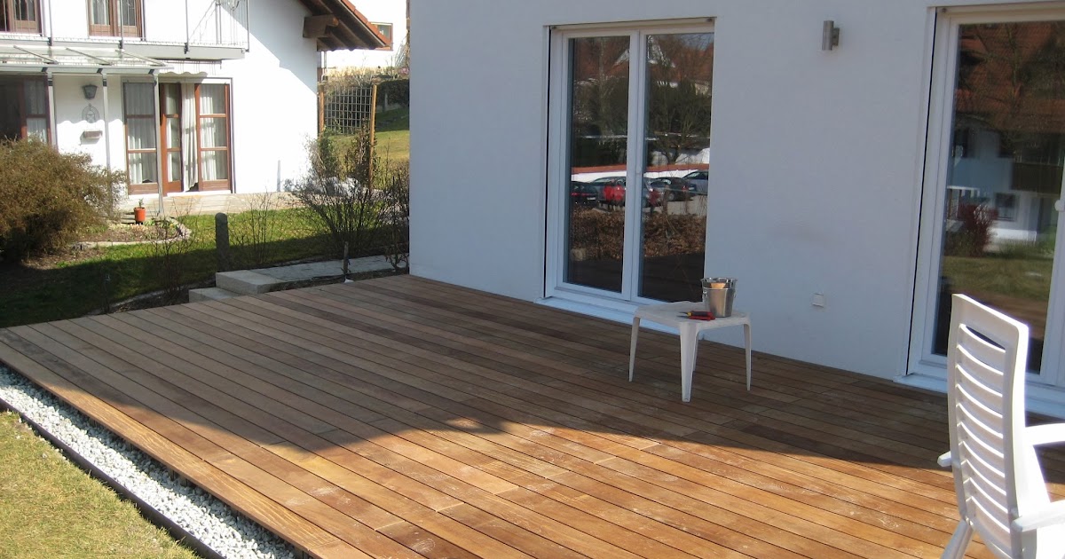 Unser Hausbau: Die Terrasse ist fertig