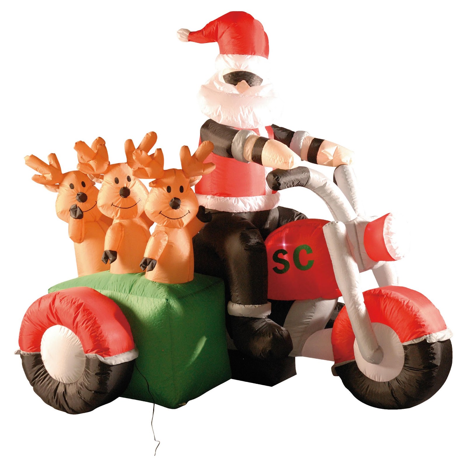 motoblogn santa rides a motorcycle christmas decorations motoblogn santa rides a motorcycle christmas decorations