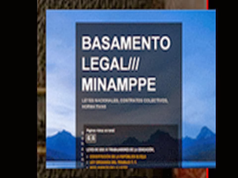 BASAMENTO LEGAL MINAMPPE