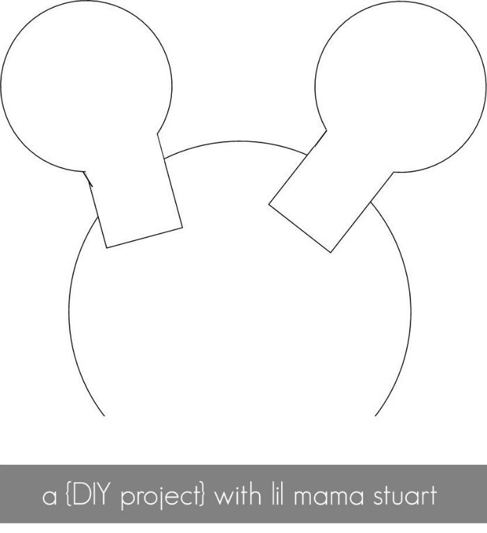 a {day} with lil mama stuart DIY Mickey & Minnie Mouse Ears