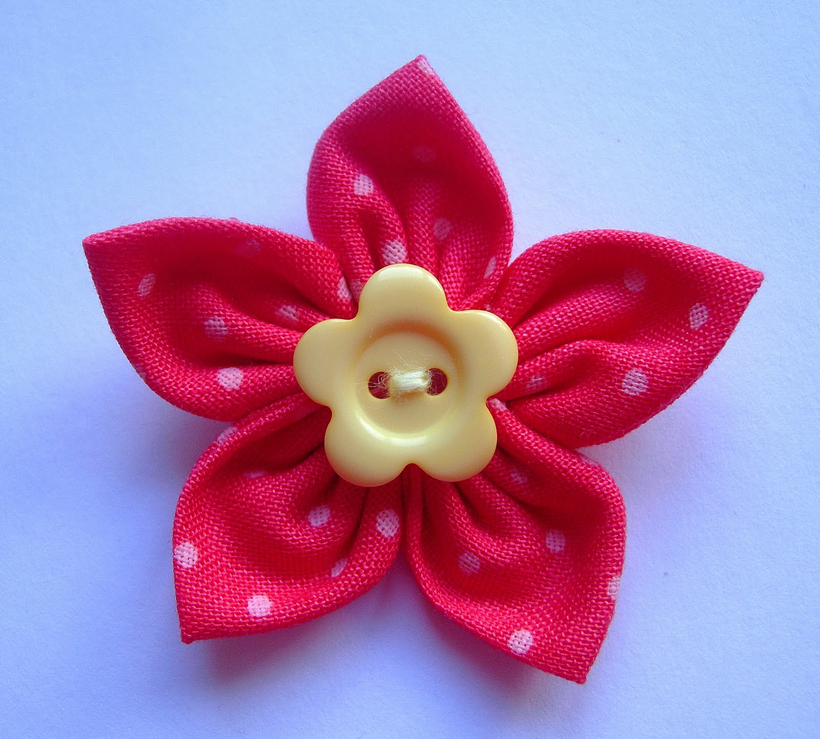stamping and stitching Fabric Flower Tutorial