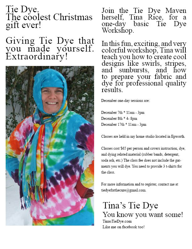 All Tied Up The Colorful Life Tie Dye Classes!