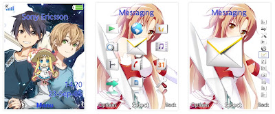 「刀劍神域」SonyEricsson手機主題for Elm/Hazel/Yari/W20﹝240x320﹞