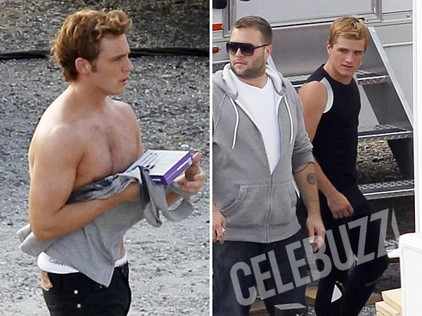 Photos First Photos Of Josh Hutcherson Sam Claflin On Catching Fire Set Have Surfaced Online Thehungergamers Com A Tribute To The Hunger Games Trilogy Home Fansite Of The Hunger