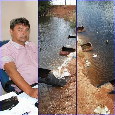 Defesa Civil de Pendências solicita remoção de tamponagem da Camboa dos Vaqueiros (Potiporã).