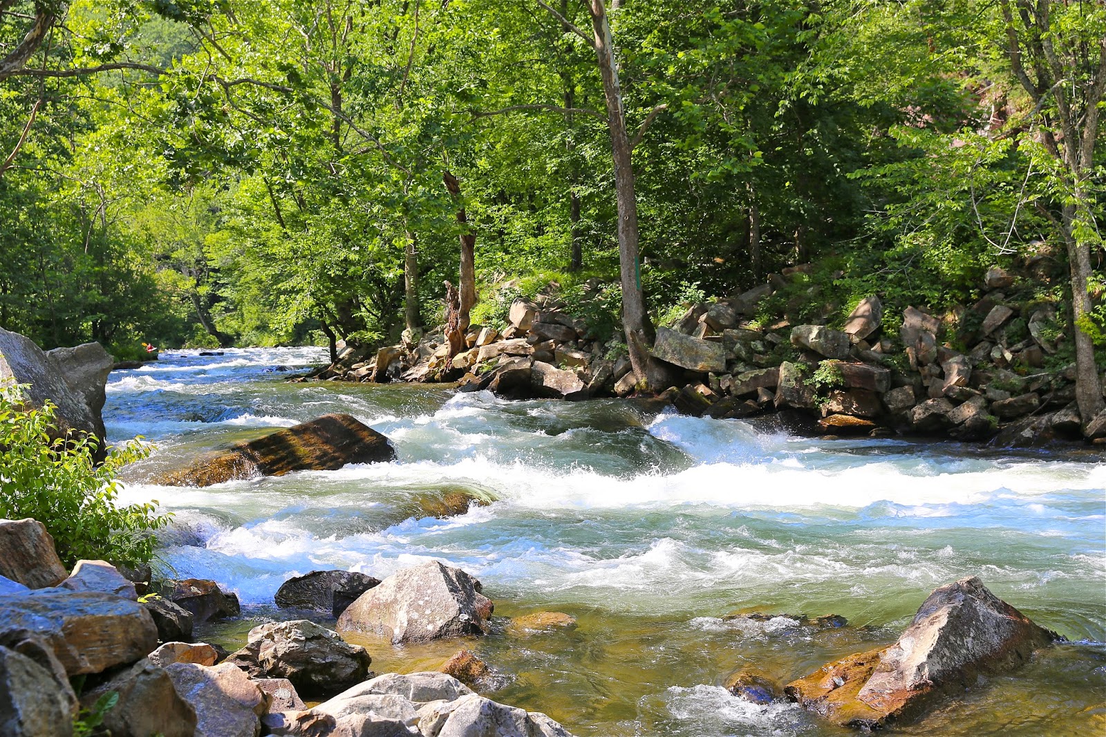 Sweet Southern Days Rowing Down The Nantahala River