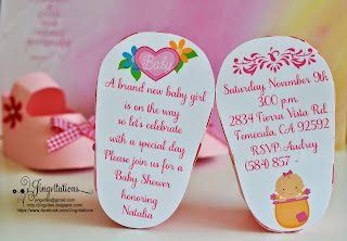 3d_invitations handmade_invitations baby_shower baby_shoes 