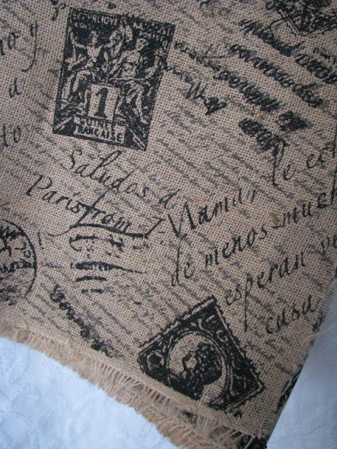 Burlap Bathroom Decor