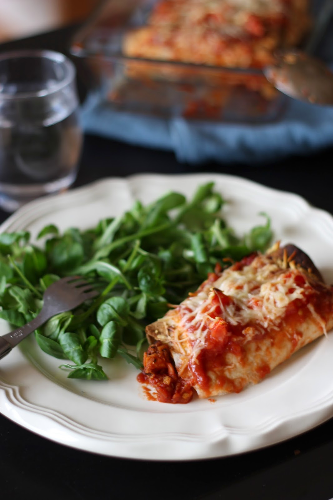 Lemon pie and tie&dye Enchiladas tempeh et patate douce // Tempeh and