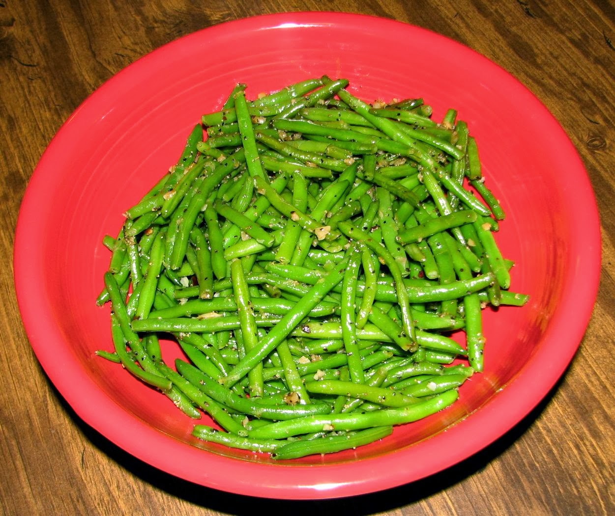 Shel's Kitchen Green Beans with Lemon and Garlic