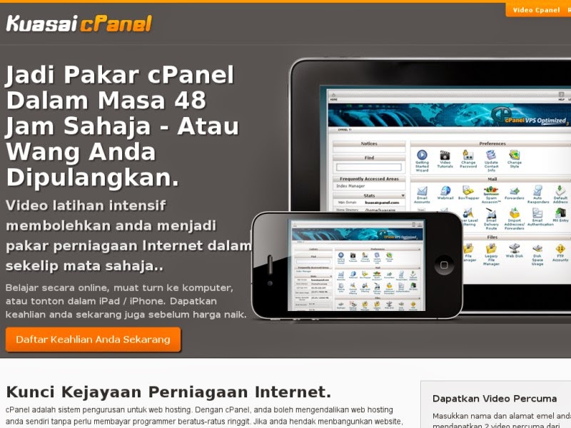 Panduan cPanel dan Web Hosting - KuasaiCpanel.com