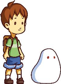 A boy and his blob.