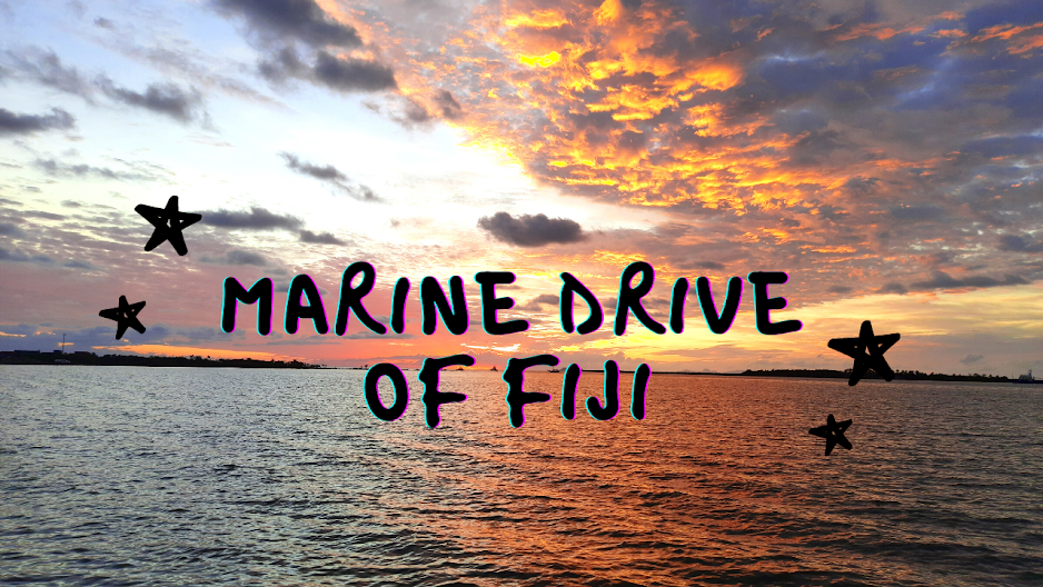 Beautiful marine drive of Fiji