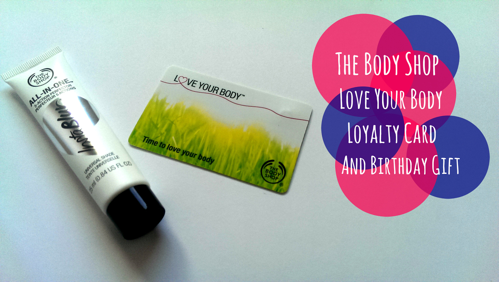 The Body Shop Loyalty Card and Birthday Gift Headlined by Hannah