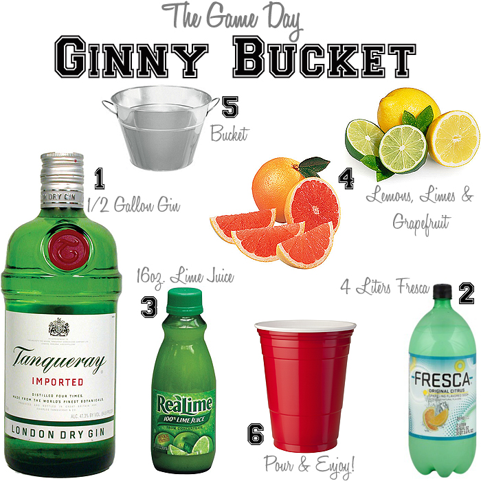 Game Day Ginny Bucket The Solution Girl