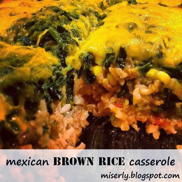 On the Cheap [ recipe ] mexican brown rice casserole