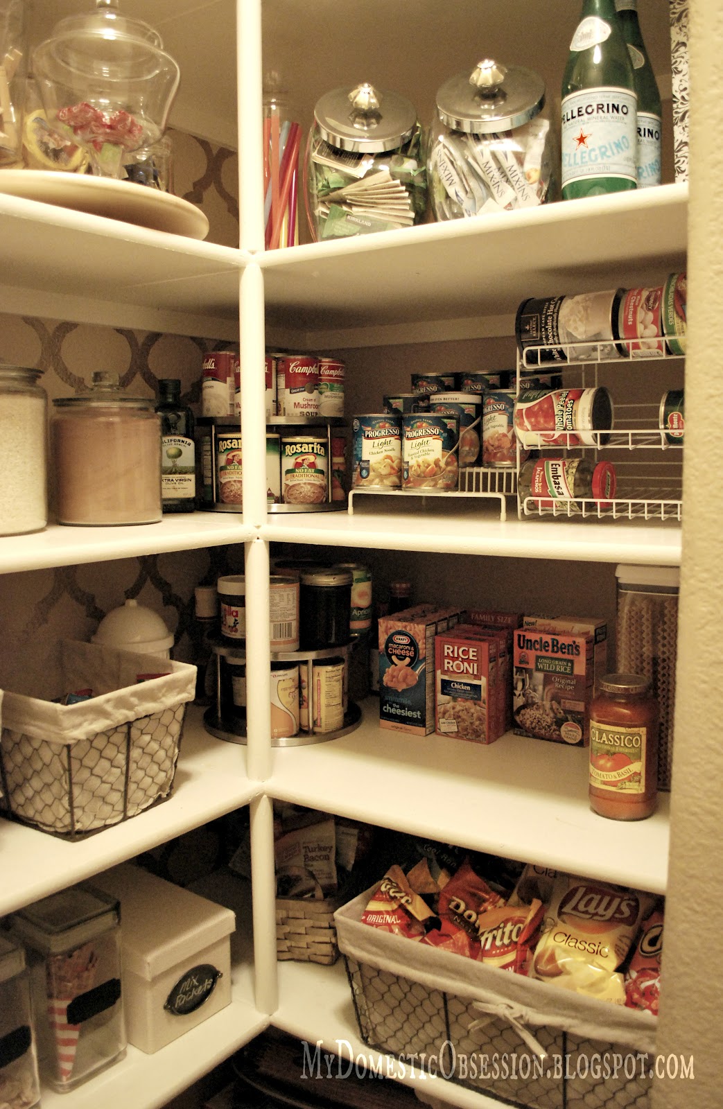 My Domestic Obsession Pantry Makeover Reveal