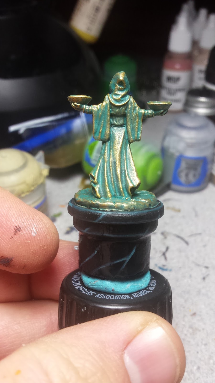 Brush Wizard Tutorial How to Paint Weathered Brass