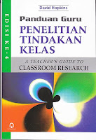 ajibayustore Judul : PANDUAN GURU PENELITIAN TINDAKAN KELAS (A TEACHER'S GUIDE TO CLASSROOM RESEARCH) Pengarang : David Hopkins Penerbit : Pustaka Pelajar