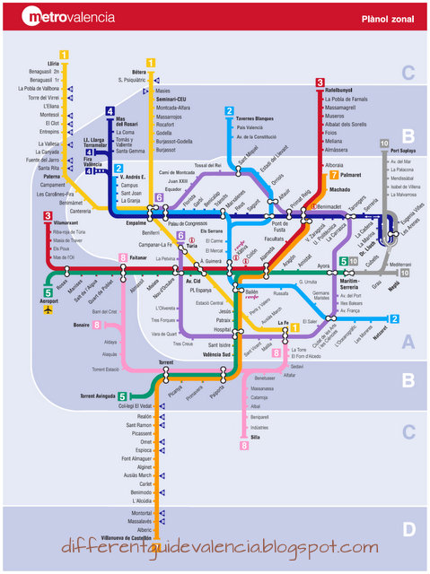 Palau blaugrana nou fcbarcelona DIFFERENT GUIDE (turismo alternativo): METRO MAP LINES IN VALENCIA