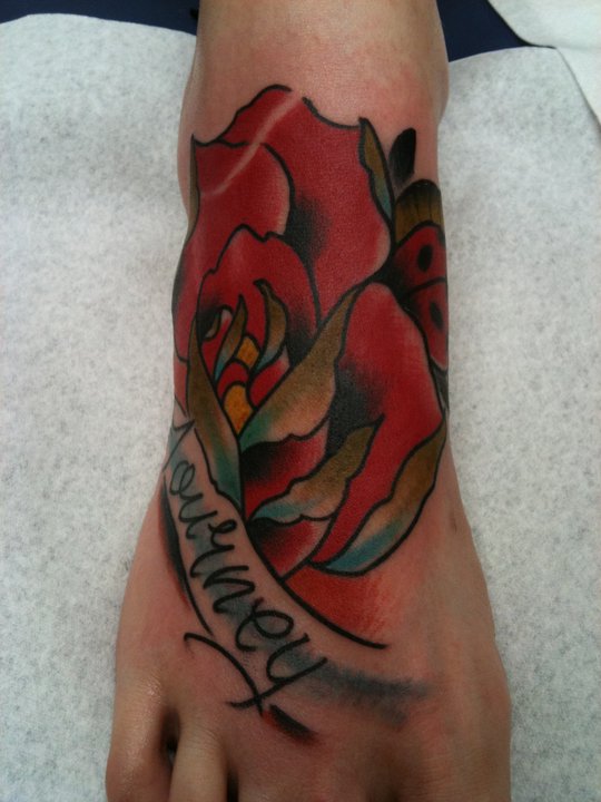 Best foot tattoo ive ever done:)