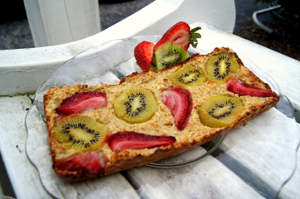 The Everything Oat Strawberry Kiwi Oatmeal Bread
