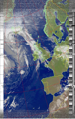 RTL-SDR, SDRSharp, WXtoImg, QFH, Software Defined radio, weather satellite image