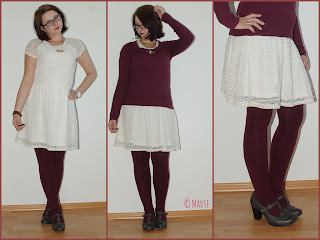 [Fashion] Sommerliches Spitzenkleid und Kuschelpullover // Summer Lace Dress & cuddly sweater