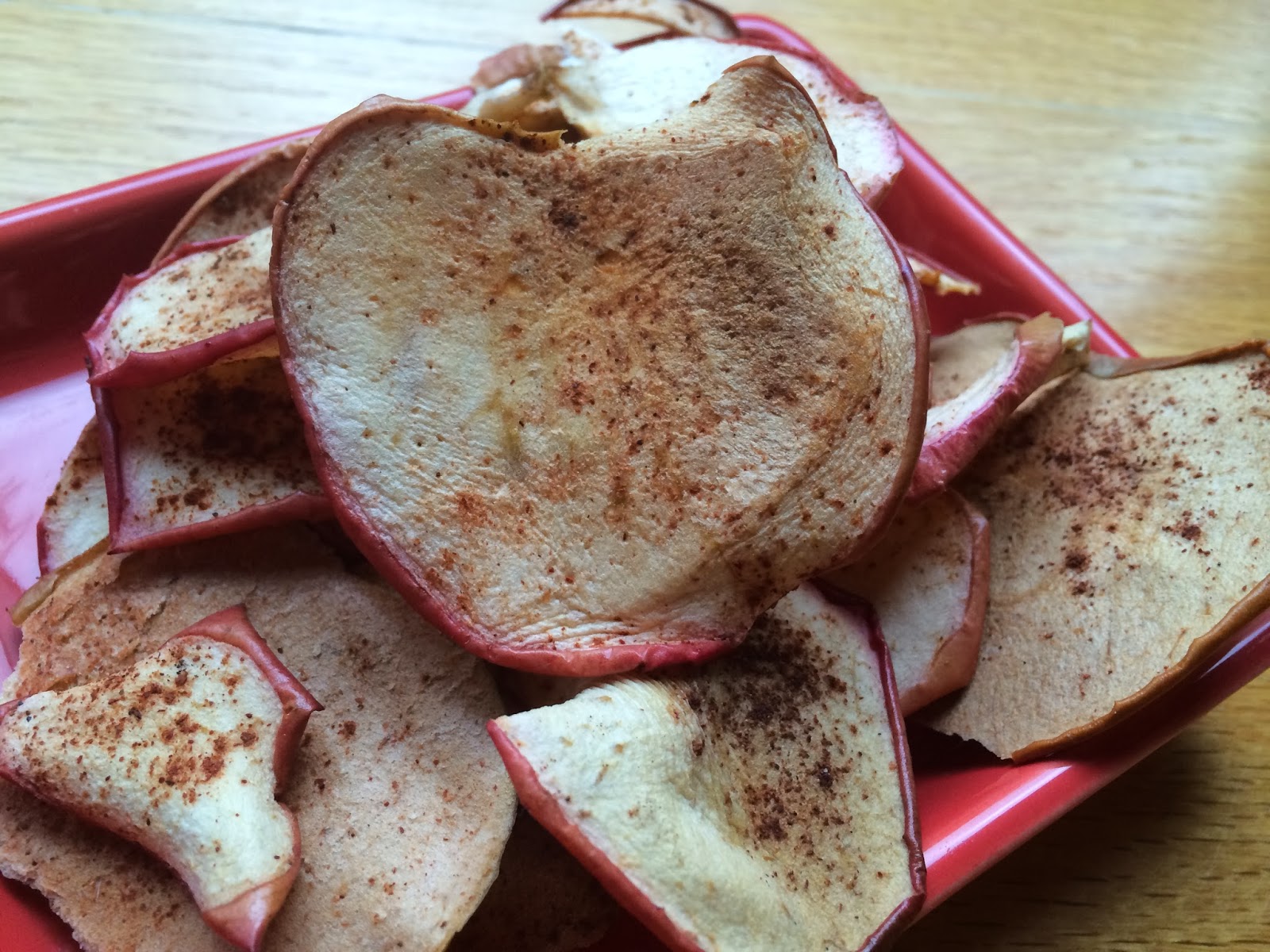 Clean Eating Baked Apple Chips