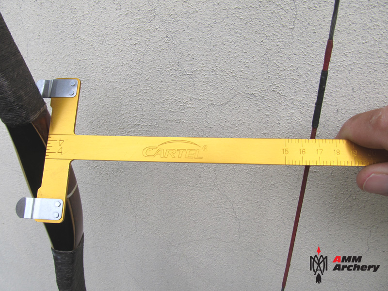 BearWay archery Preparing the bow for shooting part 5 CHECKING THE GEOMETRY brace height and