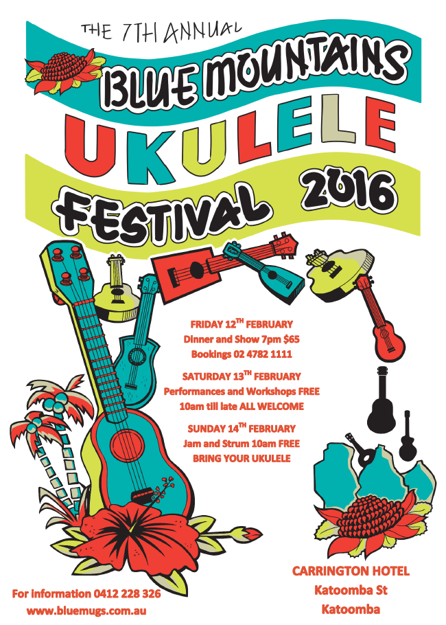 Blue Mountains Ukulele Festival Programming