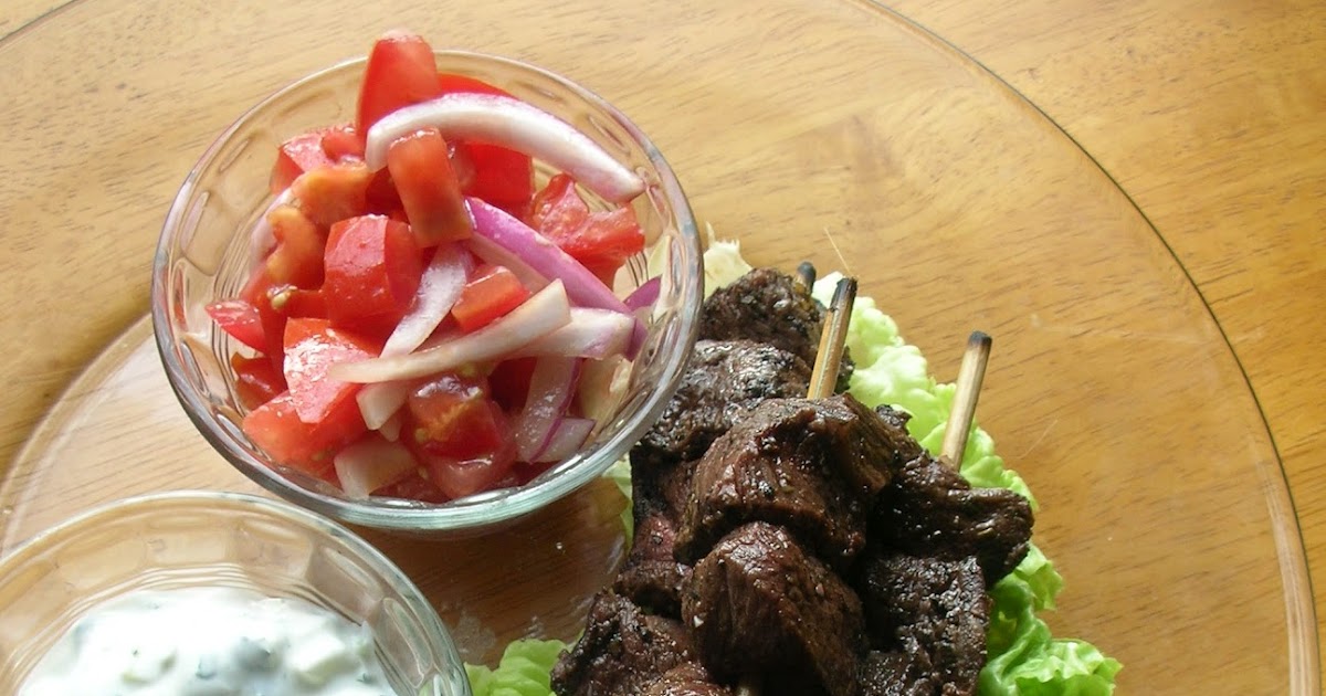 Basil Cumin and Oregano Marinated Beef Kebabs