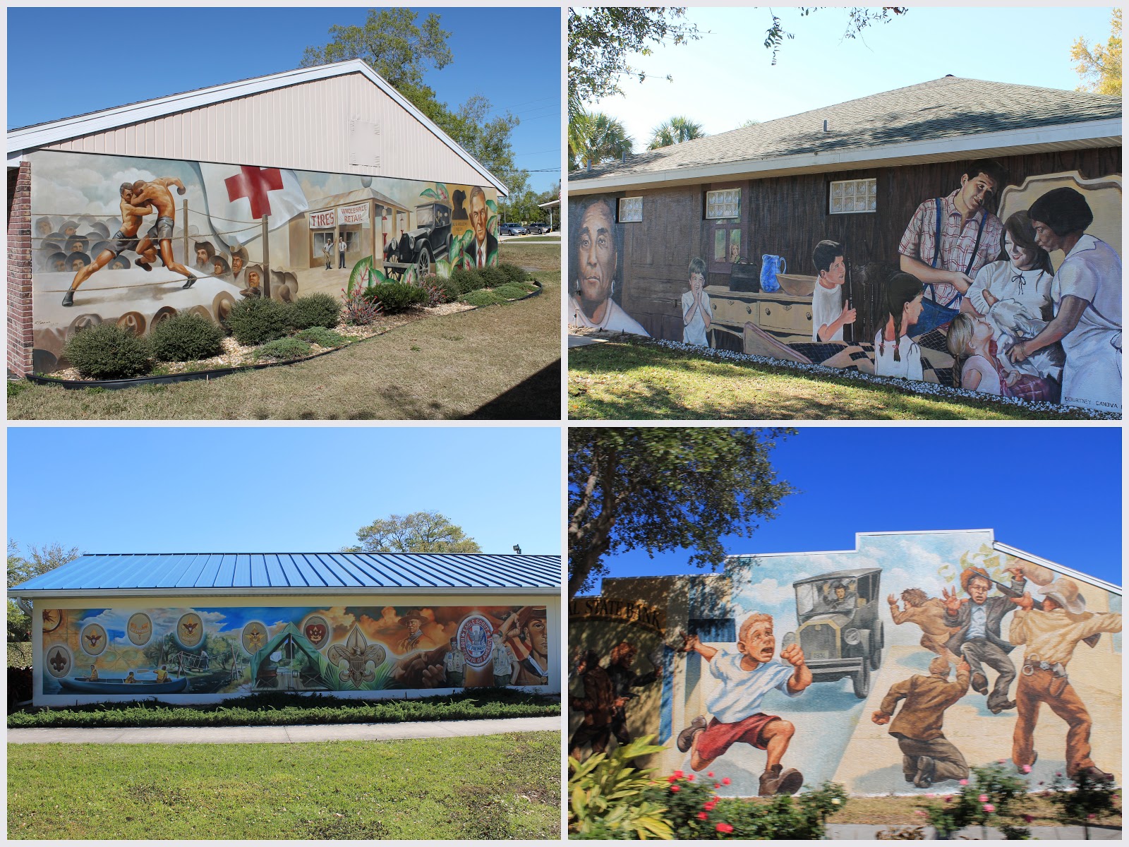 The Roadrunner Chronicles Murals of Lake Placid Florida
