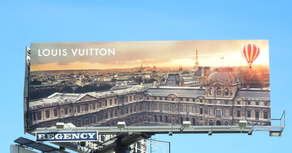 the real l word season 2: Louis Vuitton hot air balloon billboard