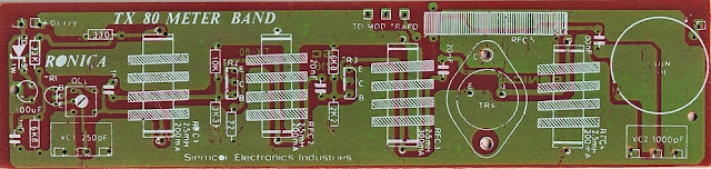 hobby radio elektronika koleksi pcb jadul pemancar 80m hobby radio elektronika koleksi pcb jadul pemancar 80m