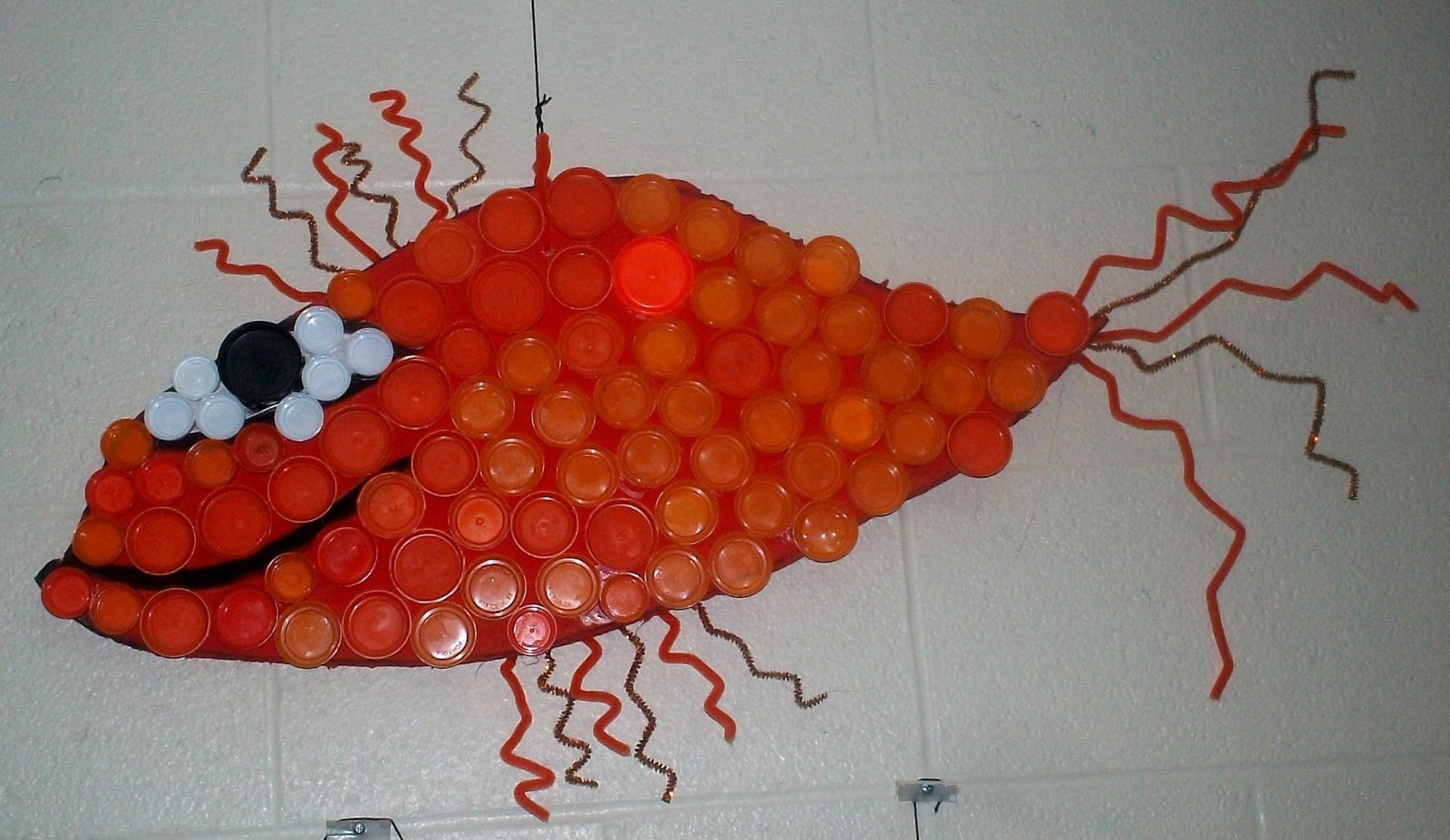 Art With Mr. E Bottle Cap Fish
