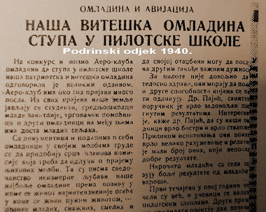 Šabačke novine PODRINSKI ODJEK  1940.