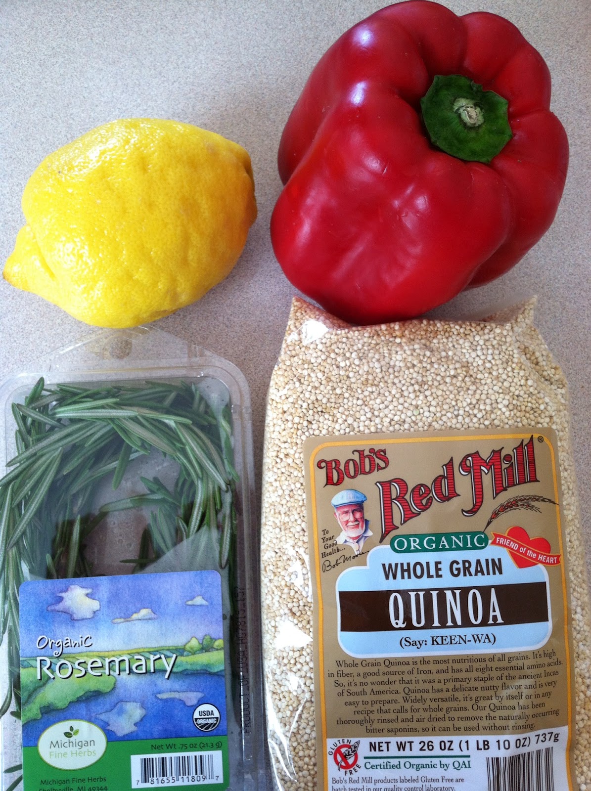 BE REAL Rosemary Lemon Quinoa