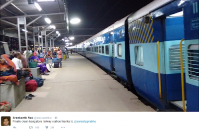 swach bharat mission in Hubli railway station