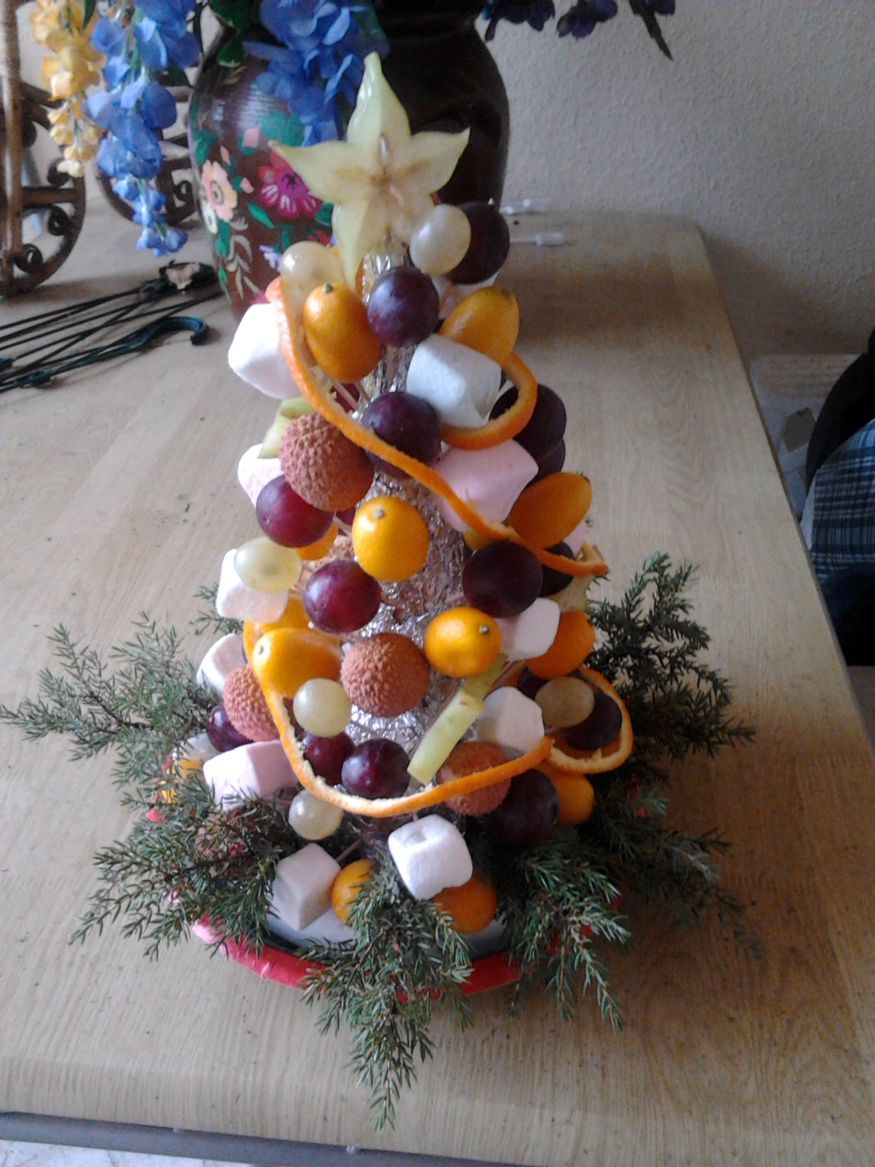 fruit'amorphose sapin de noel en fruits