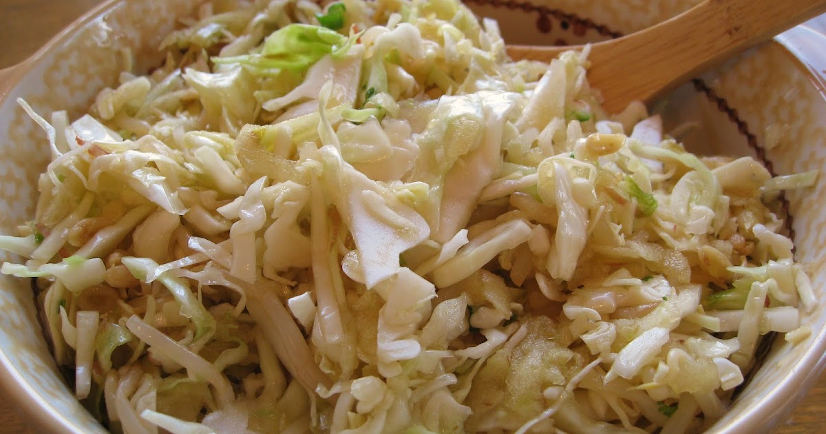Schulz Family Recipe Collection Asian Coleslaw with SesameGinger Dressing