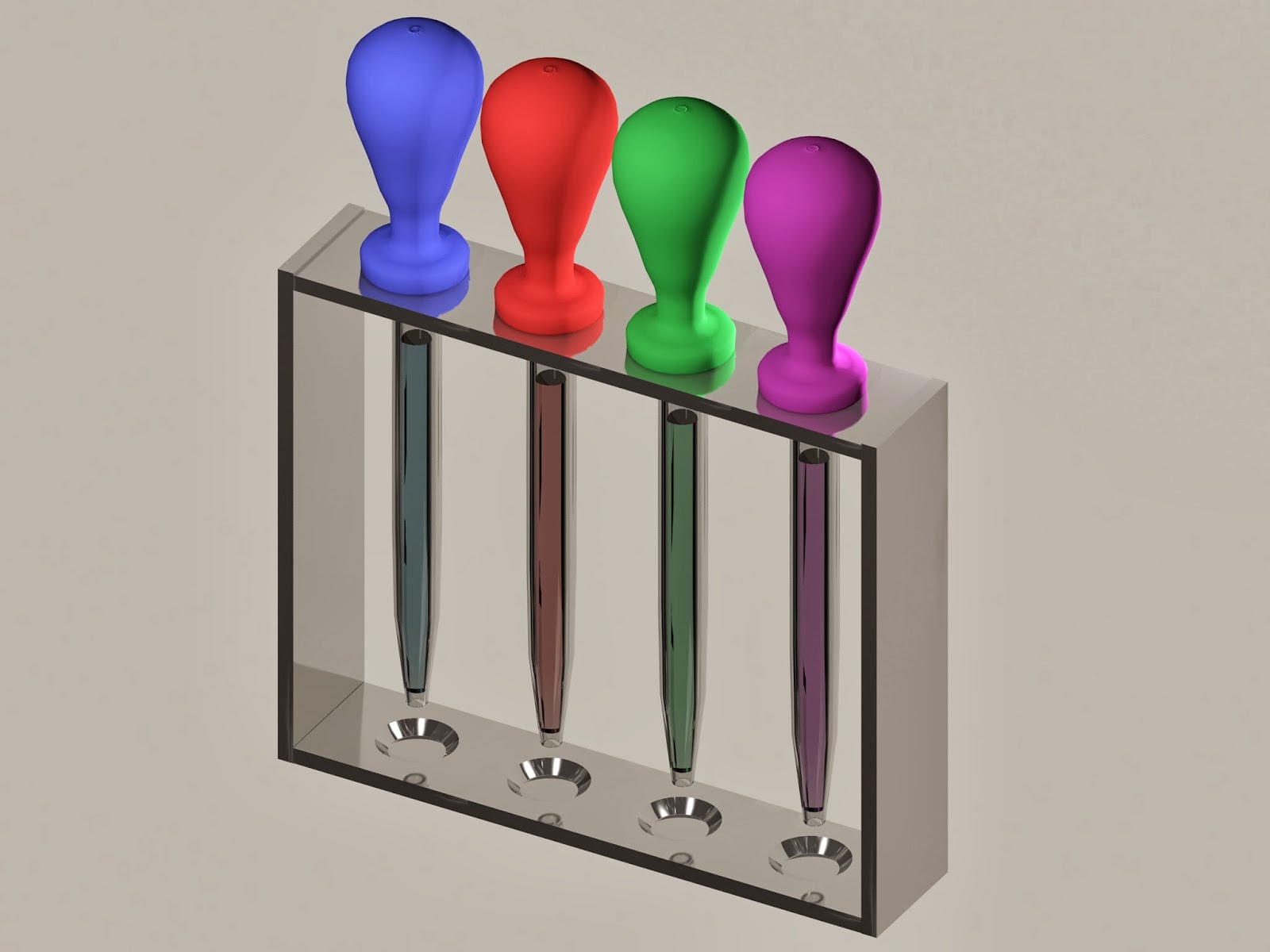 3D Model Pipettes Kris Wright Portfolio